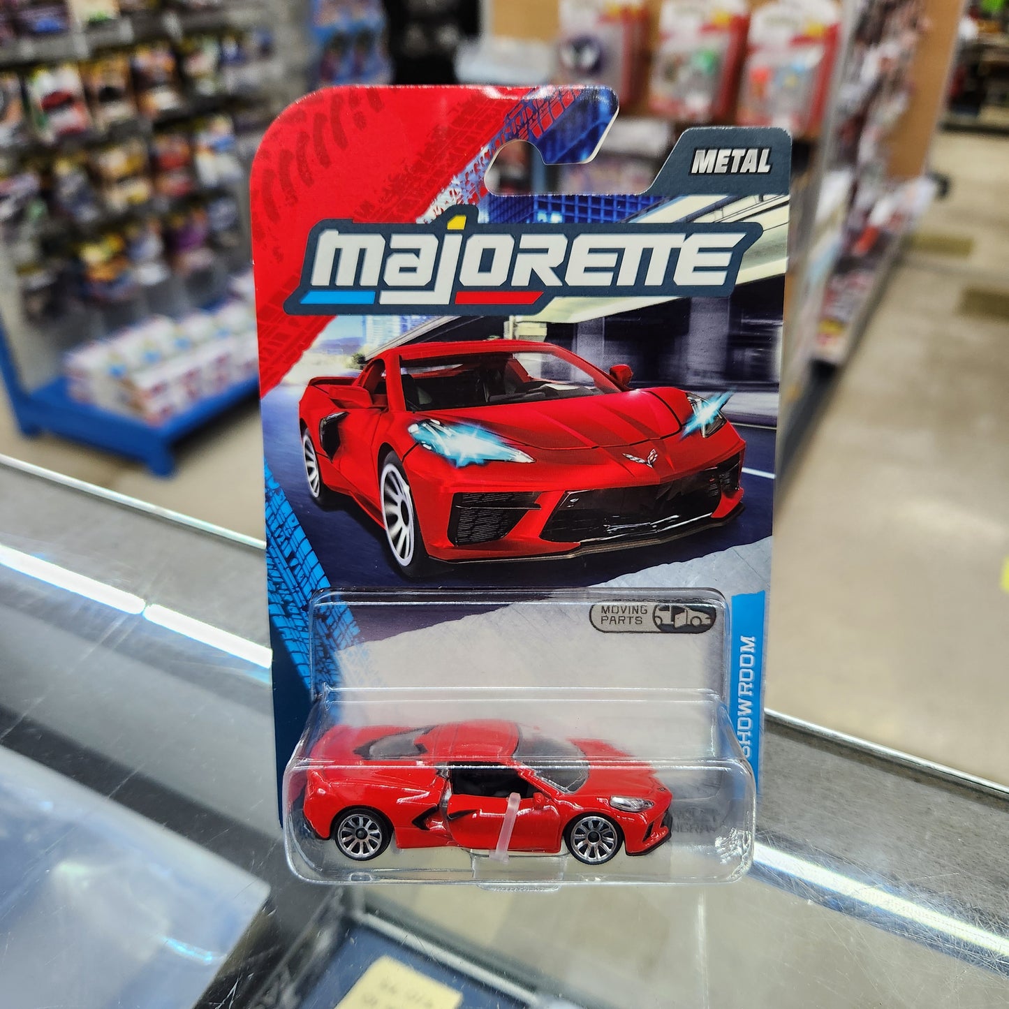 Majorette - Showroom Series Premium Cars - Chevrolet Corvette Stingray (Red)
