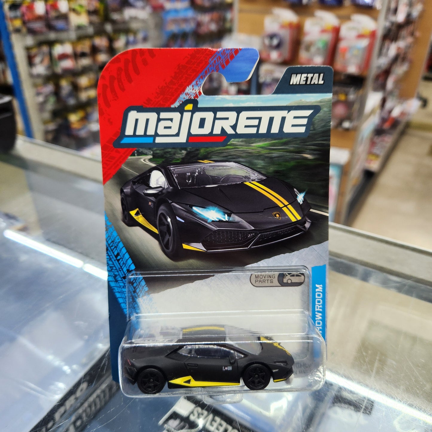 Majorette - Showroom Series Premium Cars - Lamborghini Huracan Avio (Matt Black)