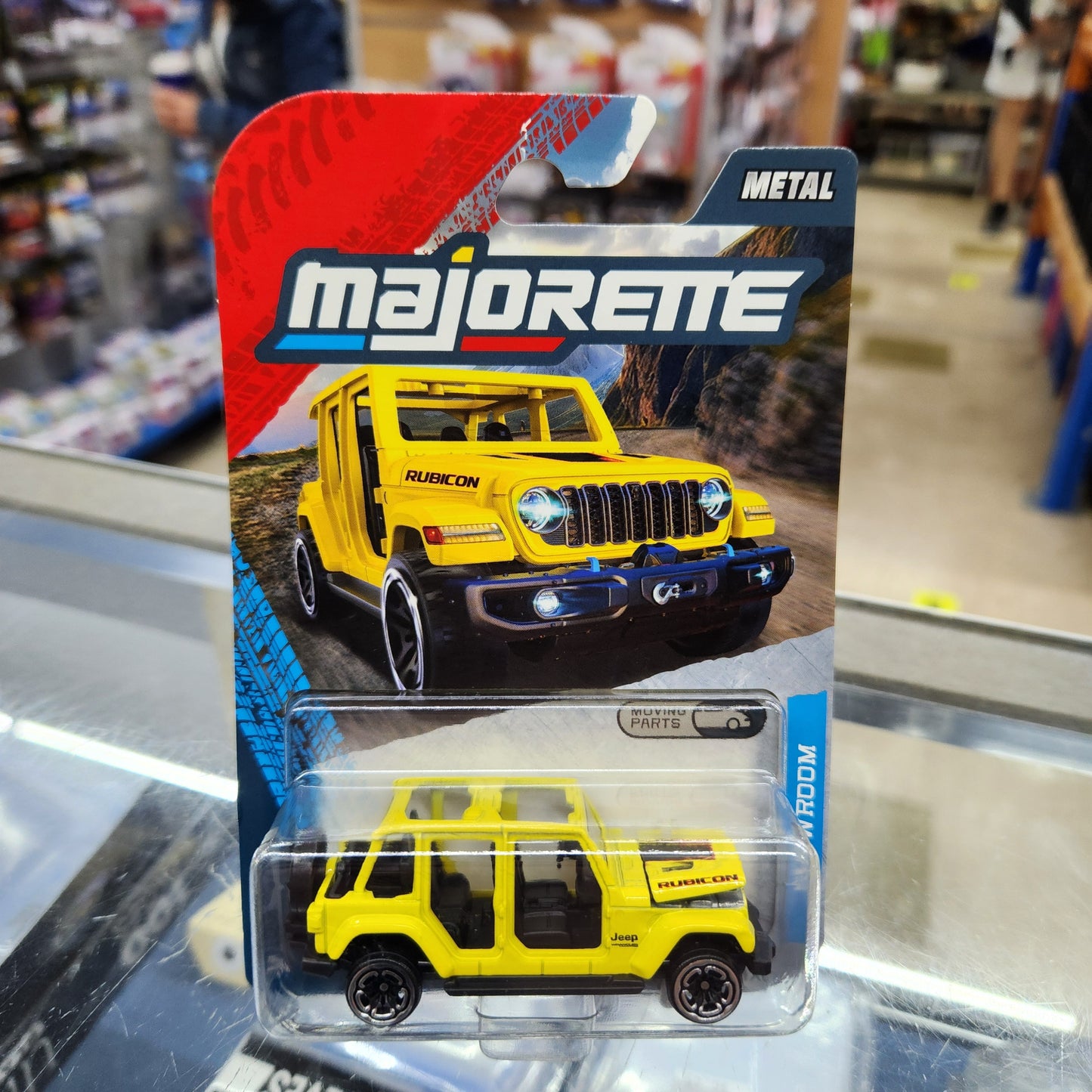 Majorette - Showroom Series Premium Cars - Jeep Wrangler 4XE (Yellow)