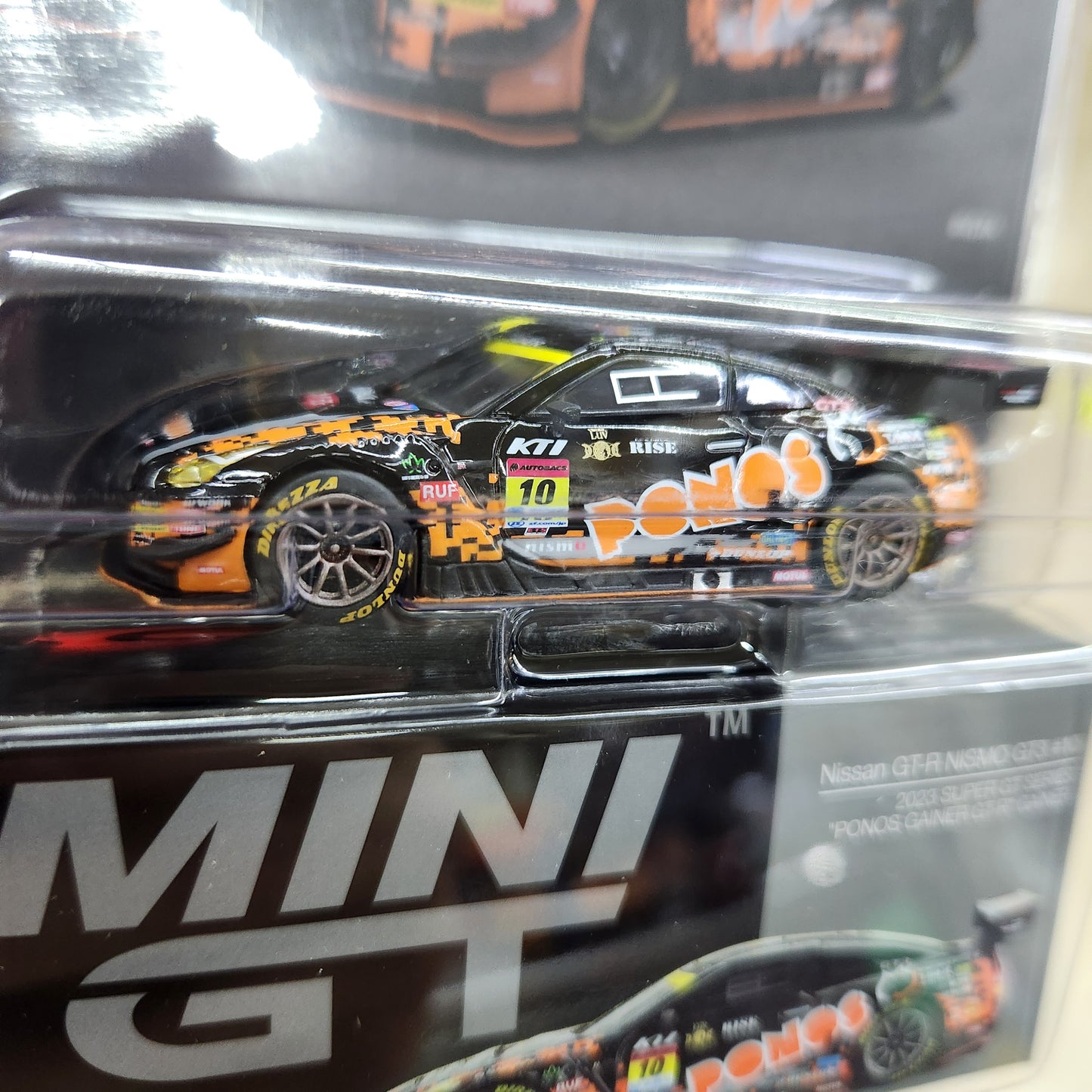 MiniGT - Nissan GT-R NISMO GT3 #10 'Ponos Gainer' GT-R 2023 Super GT Series
