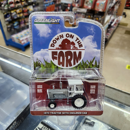 Greenlight - 'Down on the Farm' Series 9 - 1973 Tractor  with Cab - 1:64 Scale
