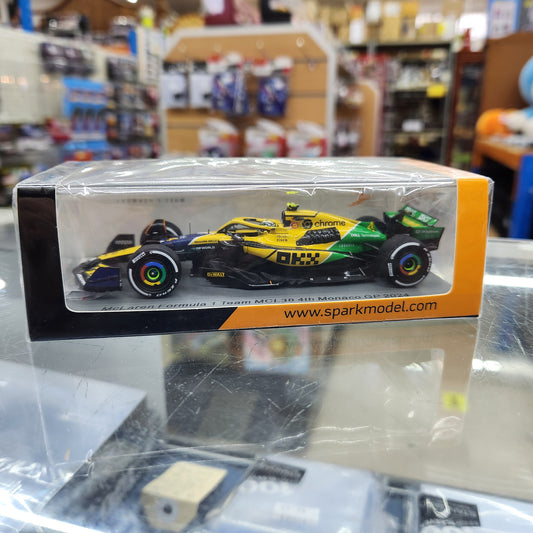 Spark - 2024 McLaren F1 Team MCL38 '2024 Monaco GP' 4th Place - #4 Lando Norris