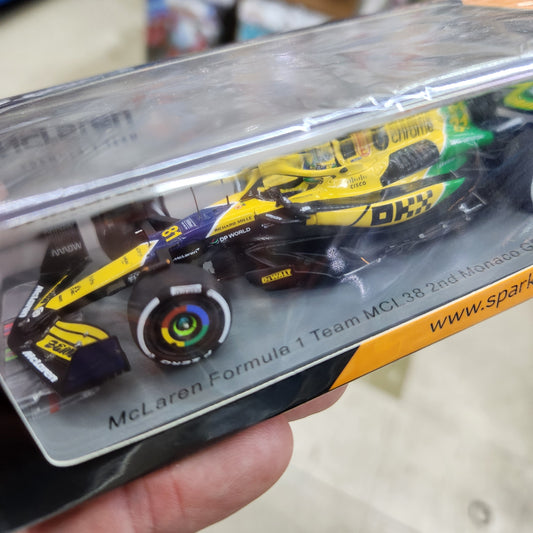 Spark - 2024 McLaren F1 Team MCL38 '2024 Monaco GP' 2nd Place - #81 Oscar Piastri