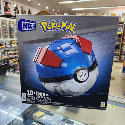 Mega Bloks - Pokemon 'Jumbo Great Ball' with Light - 300 Pieces
