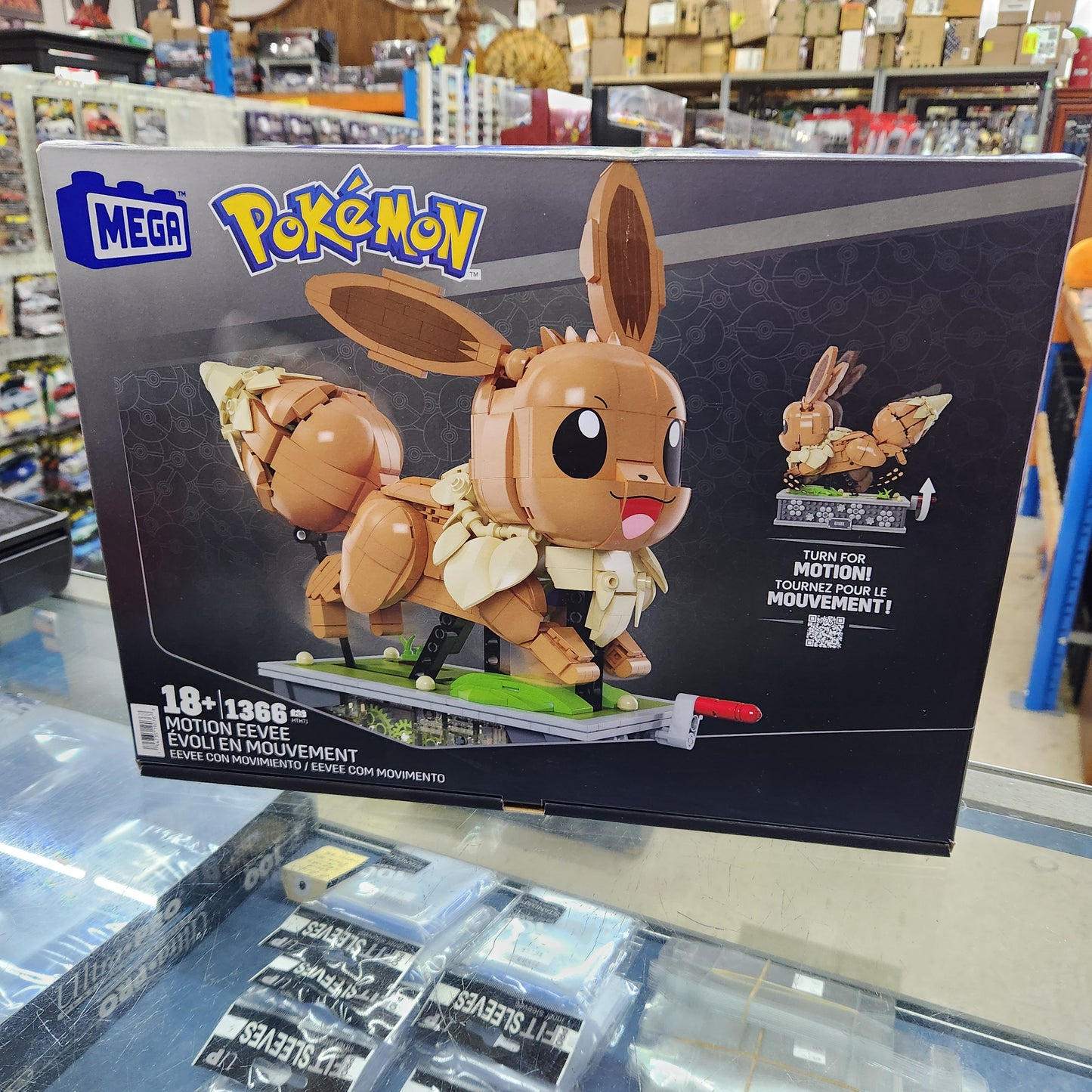 Mega Bloks - Pokemon 'Motion Eevee' - 1366 Pieces