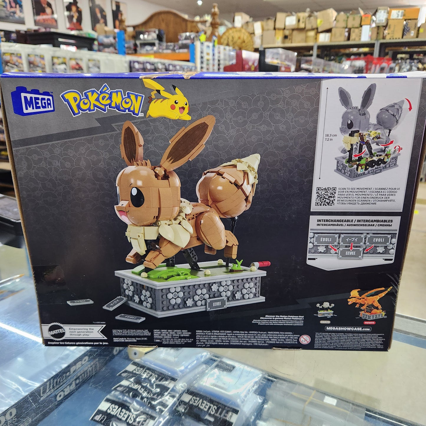 Mega Bloks - Pokemon 'Motion Eevee' - 1366 Pieces