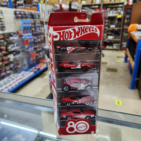 Hot Wheels - Mattel 80th Anniversary - 5 Pack