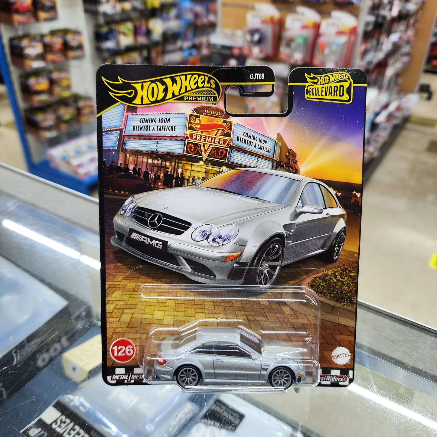 Hot Wheels Premium - Boulevard #126 - 2008 Mercedes-Benz CLK 63 AMG Black Series