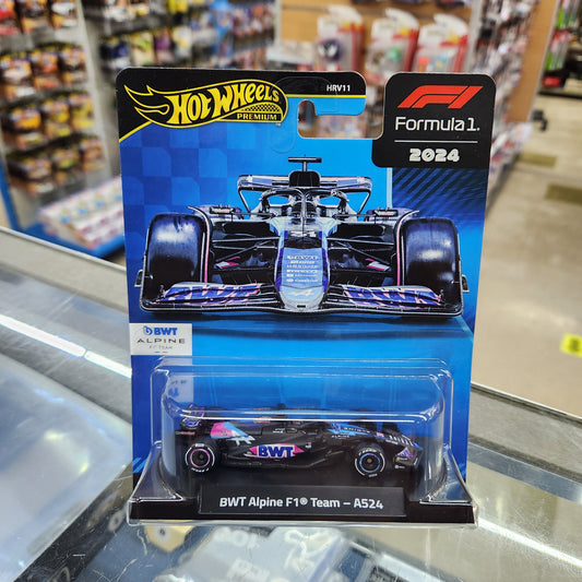 Hot Wheels Premium - 2024 Formula 1 BWT Alpine F1 Team - A524 #31 Esteban Ocon