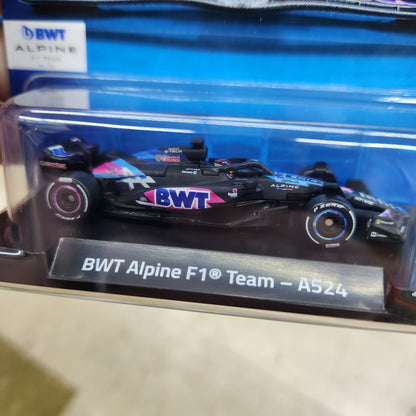 Hot Wheels Premium - 2024 Formula 1 BWT Alpine F1 Team - A524 #31 Esteban Ocon
