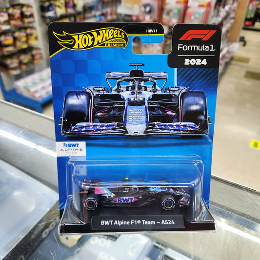 Hot Wheels Premium - 2024 Formula 1 BWT Alpine F1 Team - A524 #10 Pierre Gasly