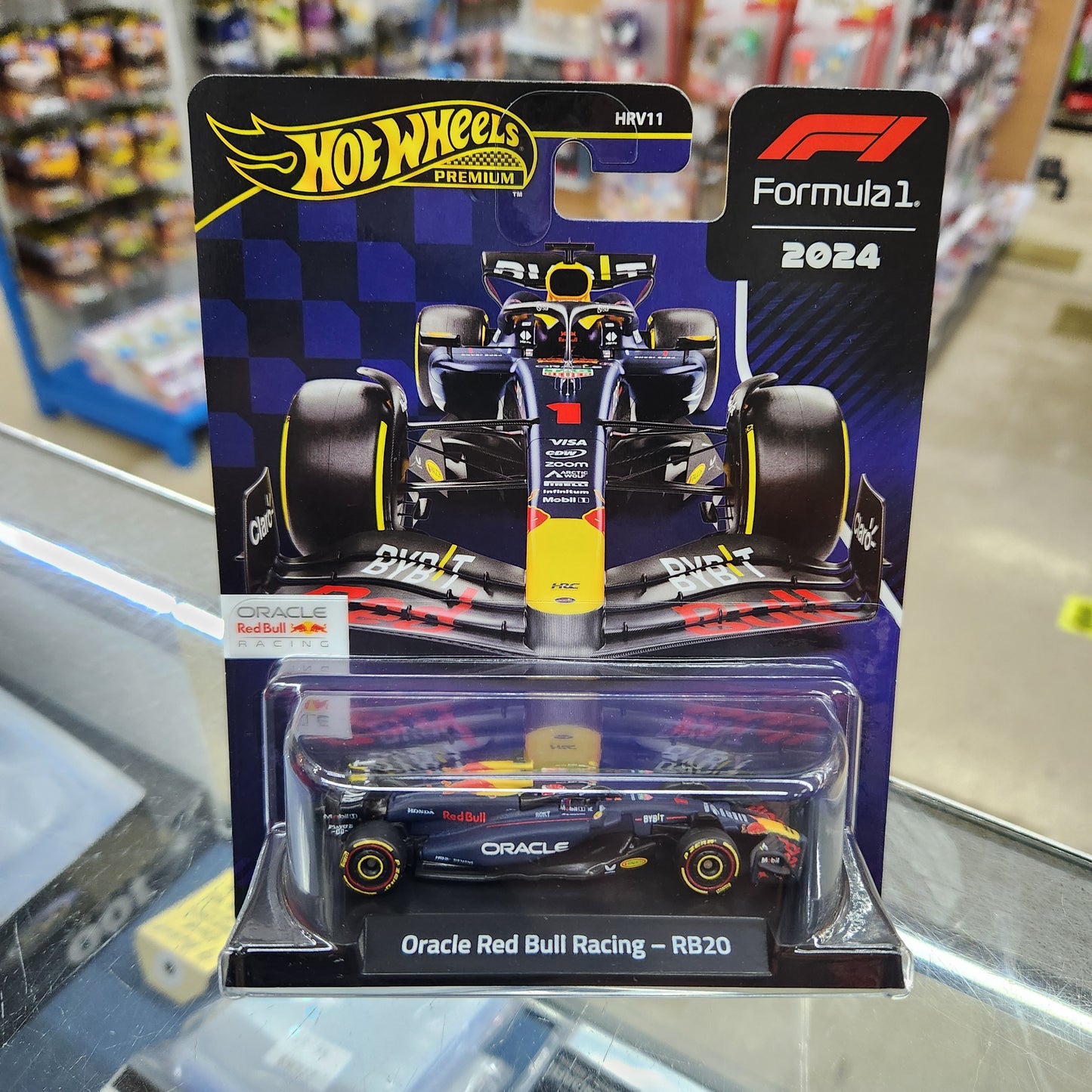 Hot Wheels Premium - 2024 Formula 1 Oracle Red Bull Racing - RB20 #1 Max Verstappen