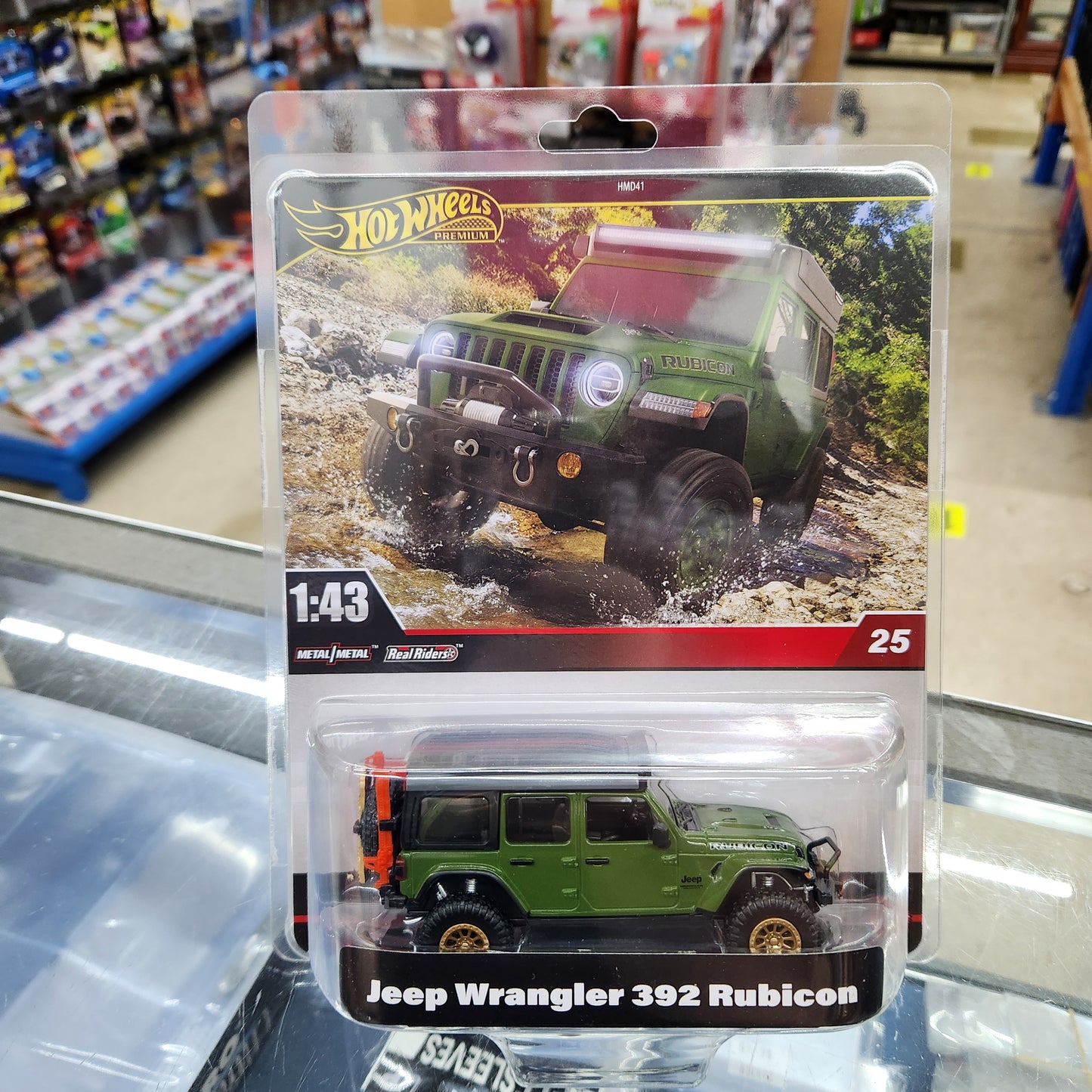 Hot Wheels Premium - Jeep Wrangler 392 Rubicon - 1:43 Scale