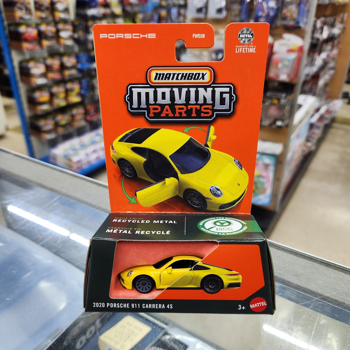 Matchbox - Moving Parts - 2020 Porsche 911 Carrera 4S - 1:64 Scale