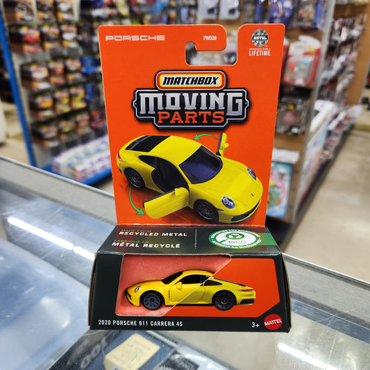 Matchbox - Moving Parts - 2020 Porsche 911 Carrera 4S - 1:64 Scale