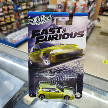Hot Wheels - Fast & Furious: Racing Course - Honda Civic EG (Lime Green)