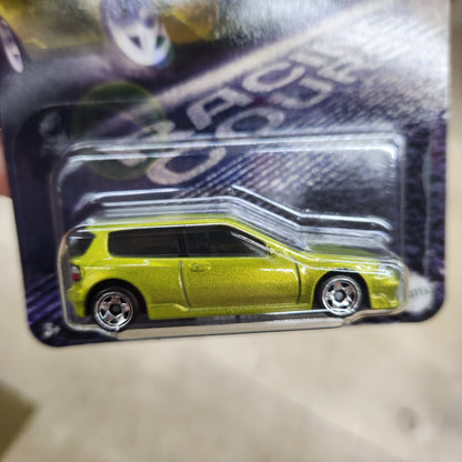 Hot Wheels - Fast & Furious: Racing Course - Honda Civic EG (Lime Green)