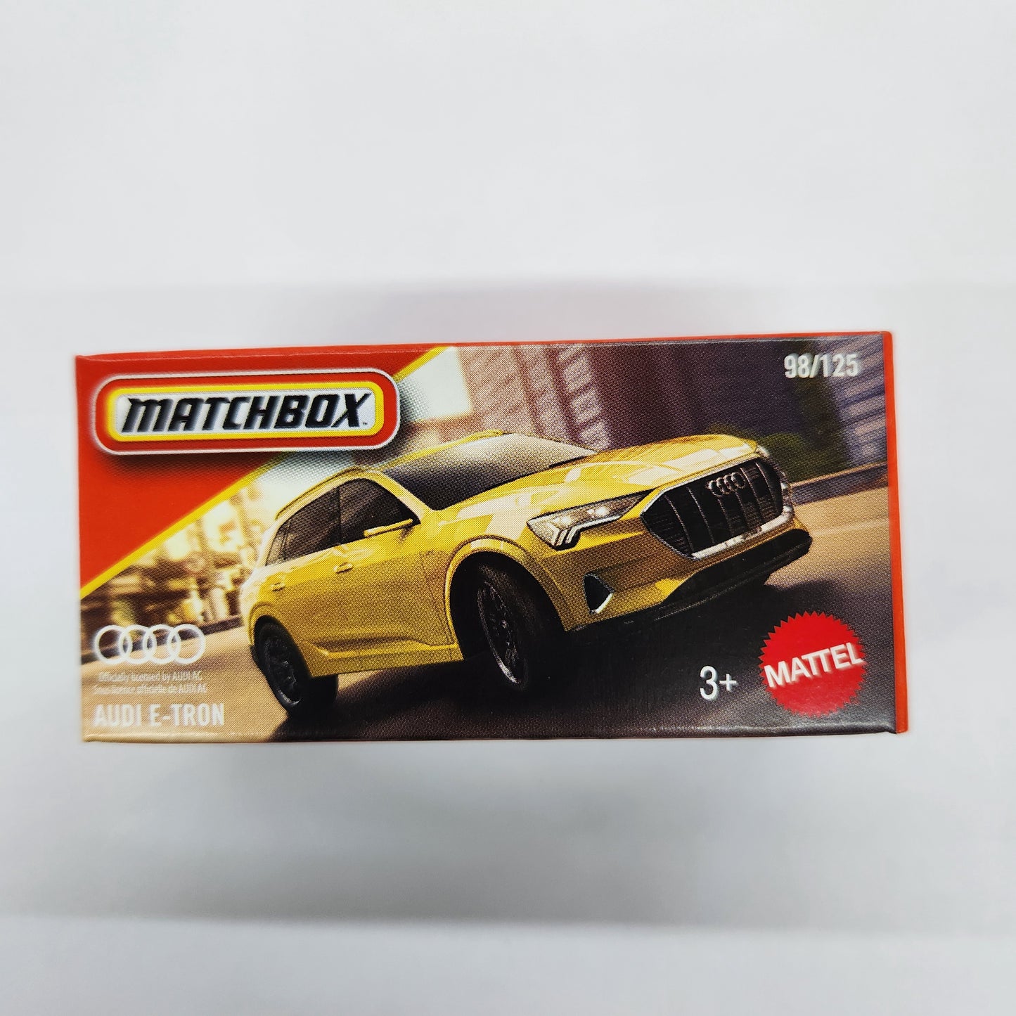 Matchbox - 2025 Power Grabs - Audi E-Tron (Yellow) - 1:64 Scale