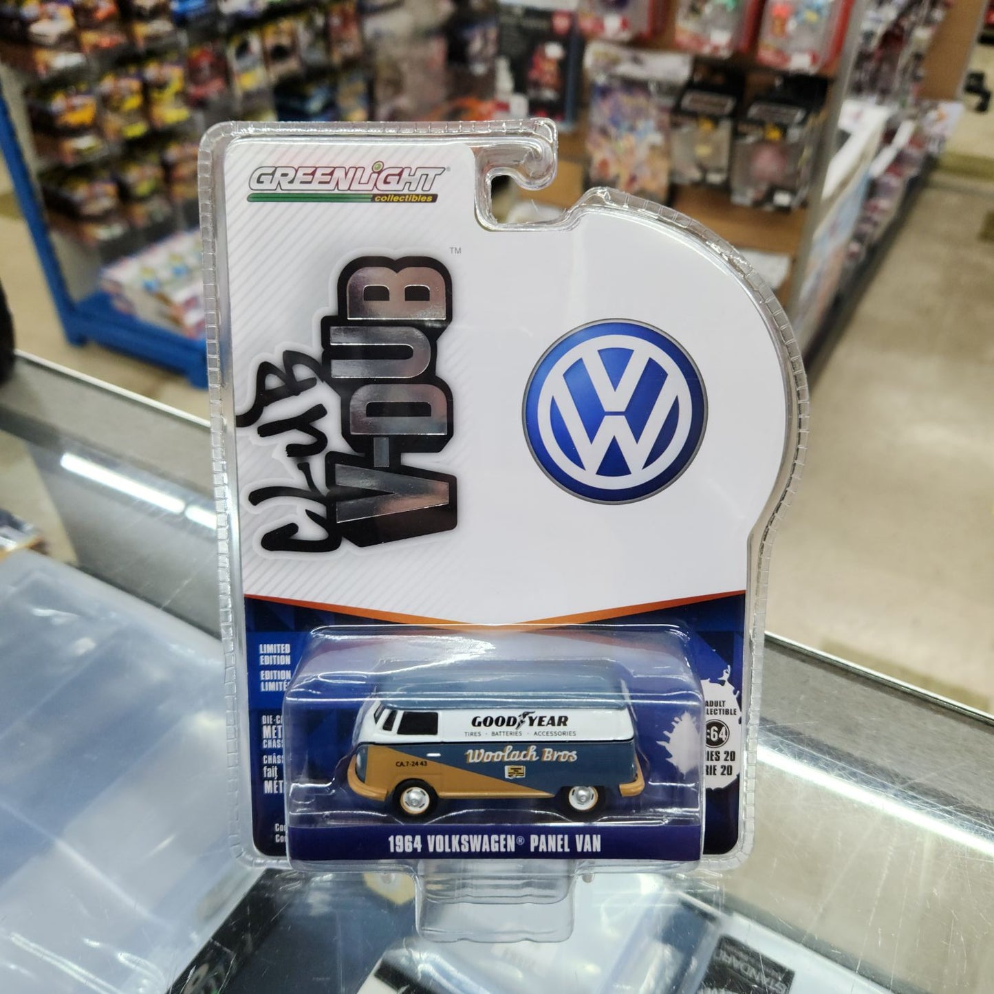 Greenlight - 1964 VW Panel Van 'Goodyear' - 1:64 Scale