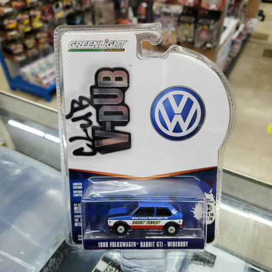 Greenlight - 1980 VW Rabbit GTI Widebody 'Rabbit Transit' - 1:64 Scale