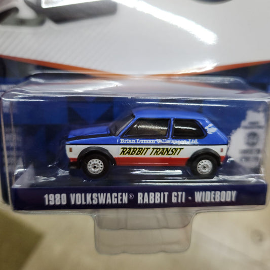 Greenlight - 1980 VW Rabbit GTI Widebody 'Rabbit Transit' - 1:64 Scale