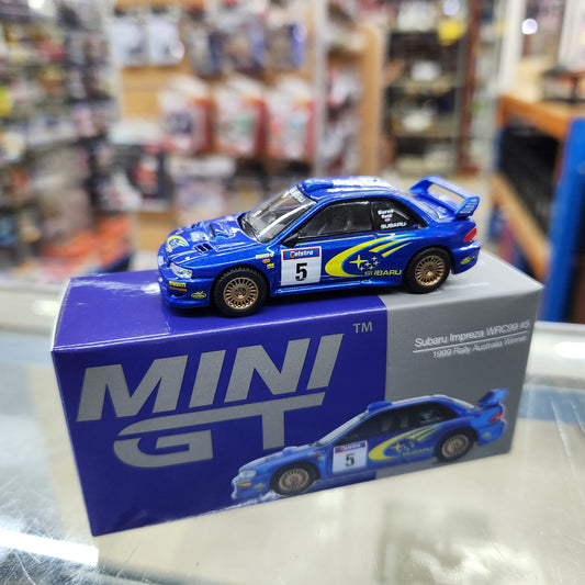 MiniGT - Subaru Impreza WRC99 - #5 Richard Burns / Robert Reid - Winner, 1999 Rally Australia