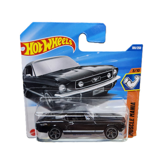Hot Wheels - '67 Mustang (Black) - Short Card