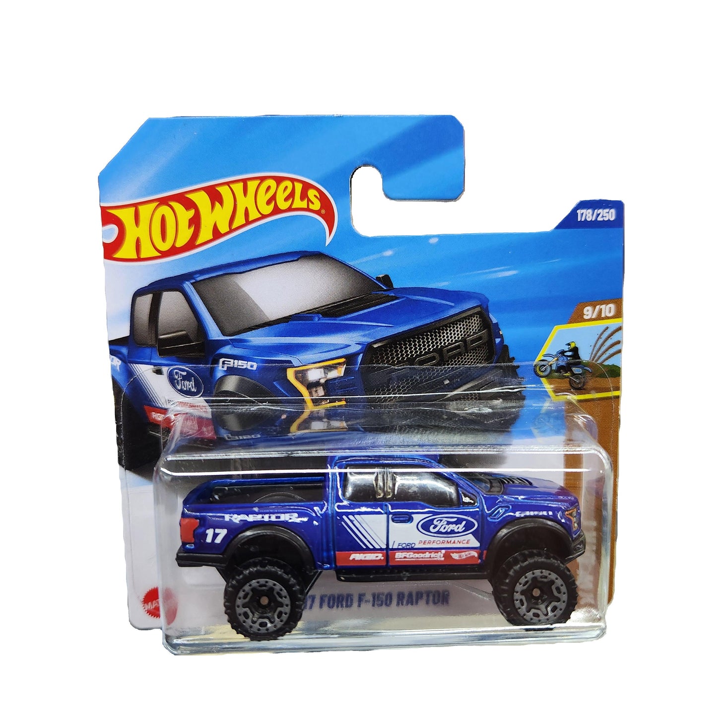 Hot Wheels - 2017 Ford F-150 Raptor 'Ford Performance' - Short Card