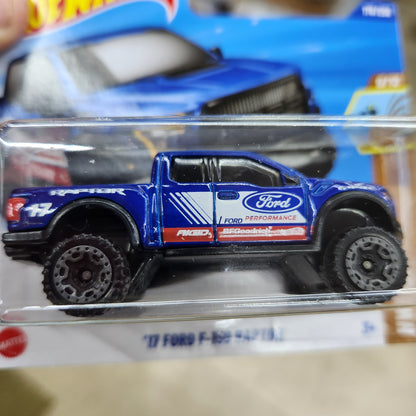 Hot Wheels - 2017 Ford F-150 Raptor 'Ford Performance' - Short Card