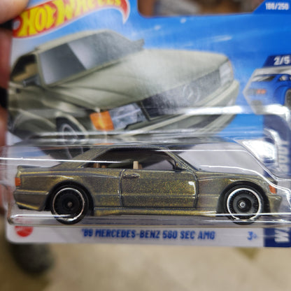 Hot Wheels - 1989 Mercedes-Benz 560 SEC AMG - Short Card