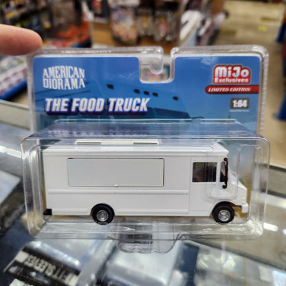 American Diorama - Food Truck 'Plain White' - 1:64 Scale