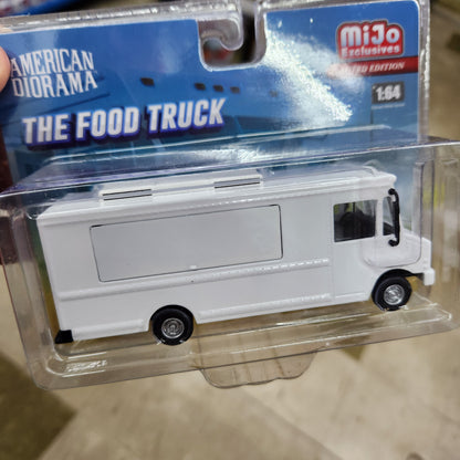 American Diorama - Food Truck 'Plain White' - 1:64 Scale