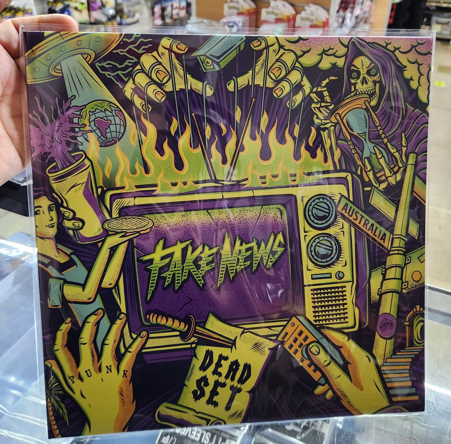 NEW - Fake News, Dead Set (Purple Splatter) LP