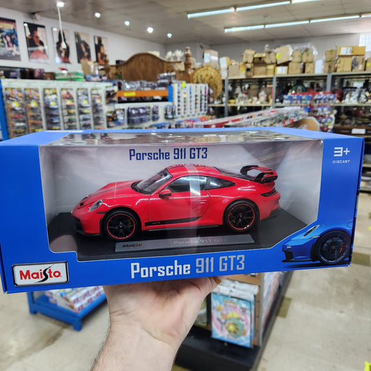 Maisto - Premiere Edition - 2022 Porsche 911 GT3 (Guards Red) - 1:18 Scale