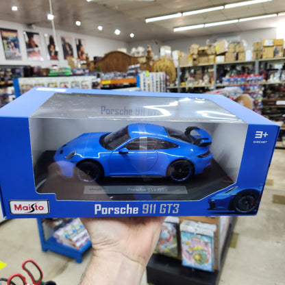 Maisto - Premiere Edition -  2022 Porsche 911 GT3 (Shark Blue) - 1:18 Scale
