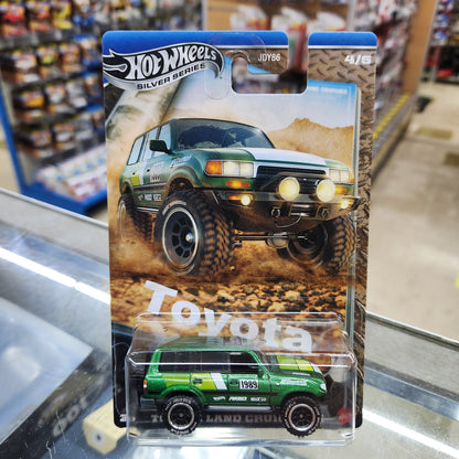 Hot Wheels Silver Series - 'Toyota' - Toyota Land Cruiser 80  #1989 - 1:64 Scale