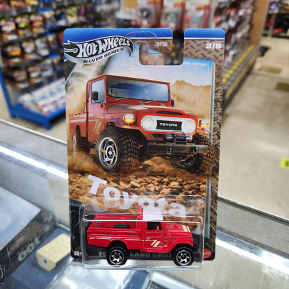 Hot Wheels Silver Series - 'Toyota' - Toyota Land Cruiser (Red) - 1:64 Scale