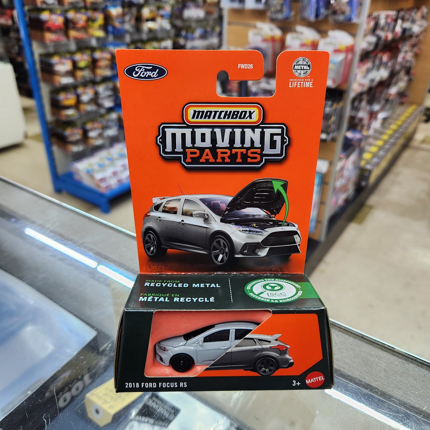 Matchbox - Moving Parts - 2018 Ford Focus RS - 1:64 Scale