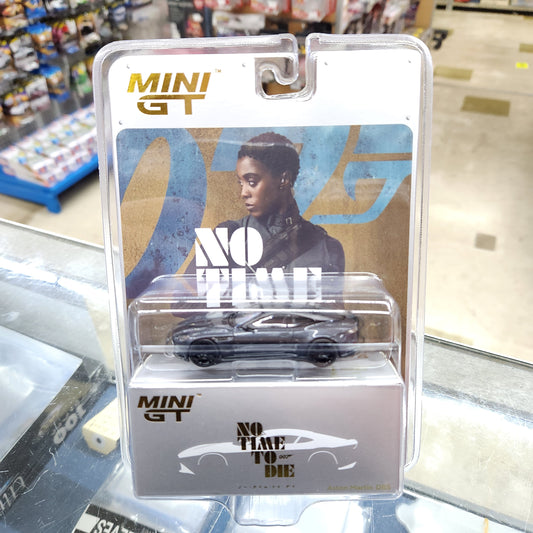MiniGT - 2021 Aston Martin DBS 'Time to Die' 007 James Bond Series (Japan Blister) 1_64 Scale