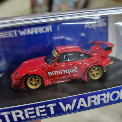 Street Weapon - RWB 993 Supreme Low Tail (Red) - 1:64 Scale