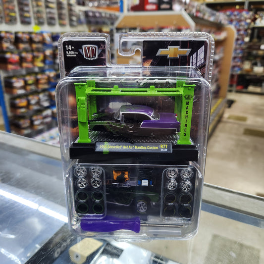 M2 Machines - M2 'Model Kit' Series 77 - 1955 Chevrolet Bel Air Hardtop Custom