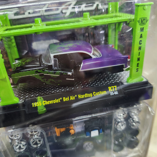 M2 Machines - M2 'Model Kit' Series 77 - 1955 Chevrolet Bel Air Hardtop Custom