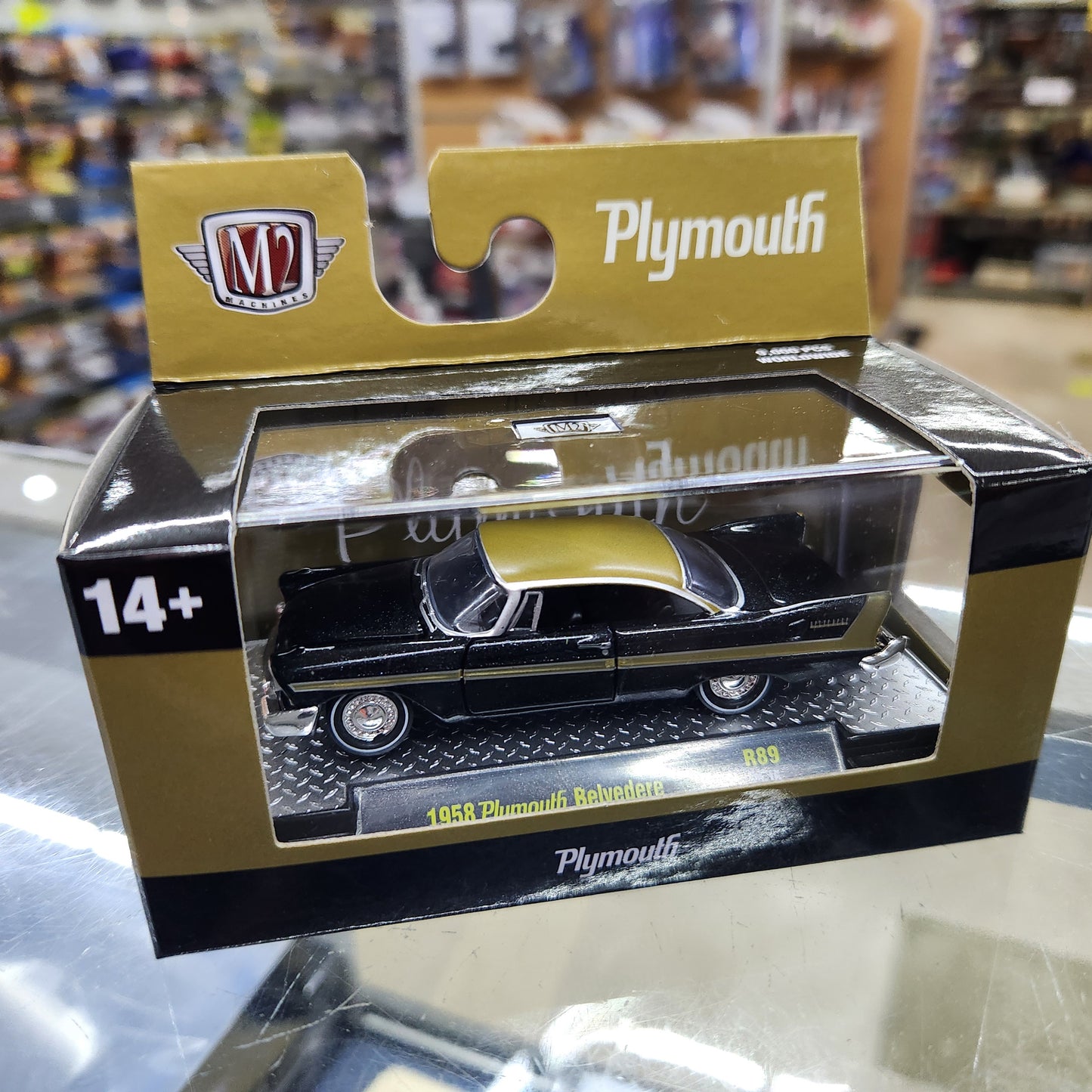 M2 Machines - 'Detroit Muscle' Series 89 - 1958 Plymouth Belvedere