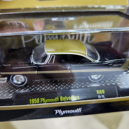 M2 Machines - 'Detroit Muscle' Series 89 - 1958 Plymouth Belvedere