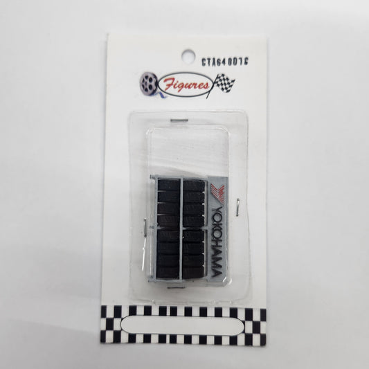 Cartrix - Shelf with Tires 'Yokohama' - 1:64 Scale