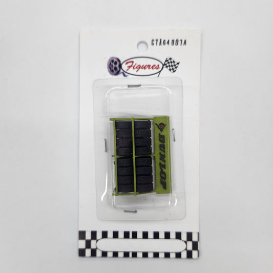 Cartrix - Shelf with Tires 'Dunlop' - 1:64 Scale