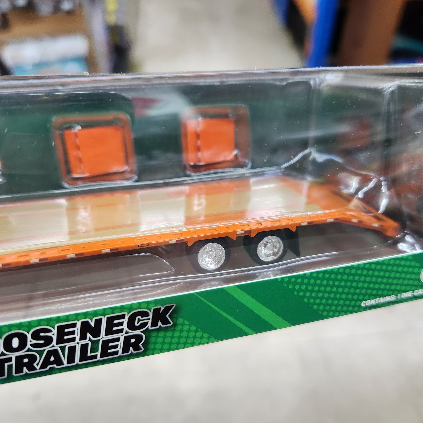 Greenlight - Gooseneck Trailer (Orange) - 1:64 Scale