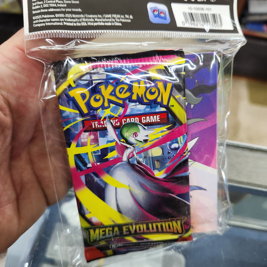 Pokemon TCG - 2025 Mini Portfolio - Mega Evolution (Single Booster + Folder)