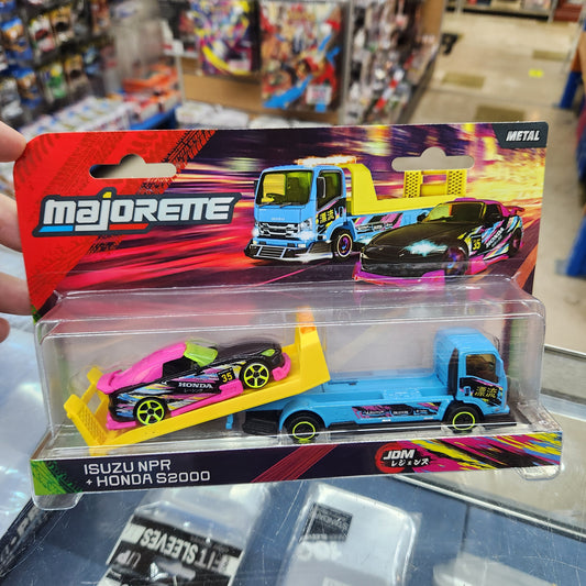 Majorette - JDM Legends 'Tuning Transporter' - Honda S2000 + Isuzu NPR