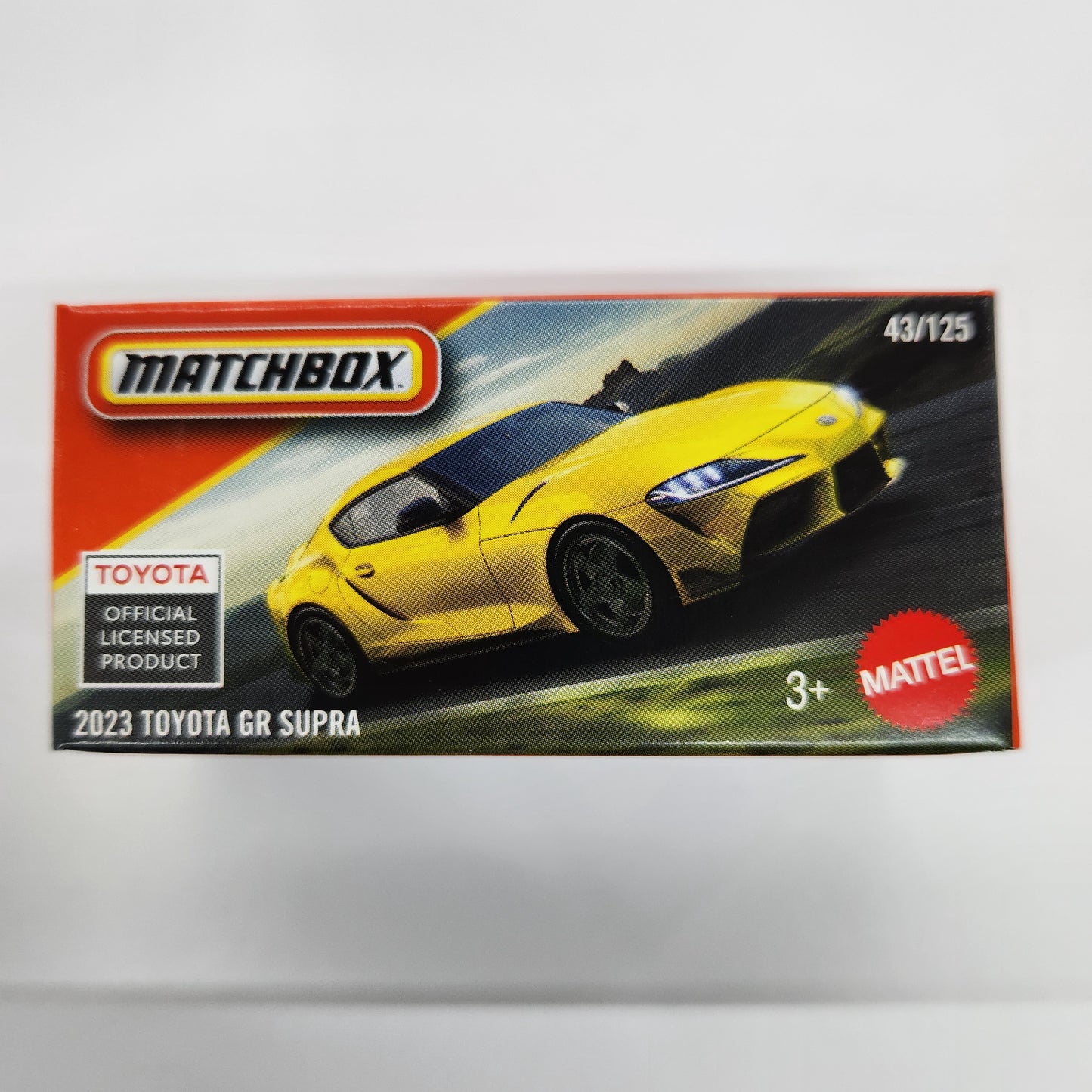 Matchbox - 2025 Power Grabs - 2023 Toyota GR Supra (Yellow)